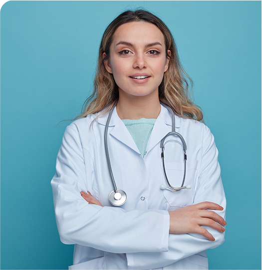 stock image of a healthcare professional